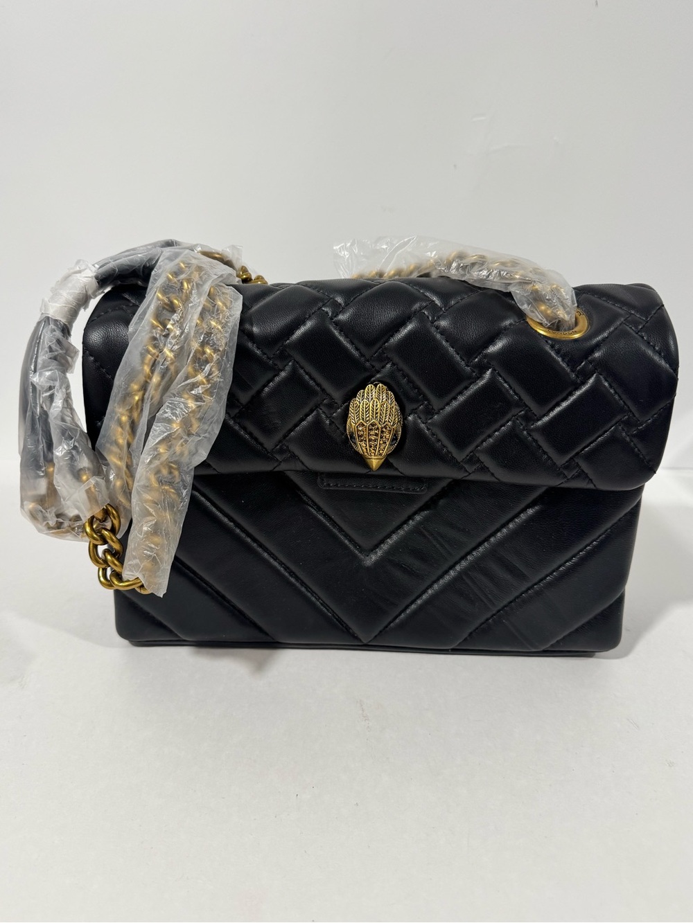 KURT GEIGER LONDON LEATHER KENSINGTON BAG